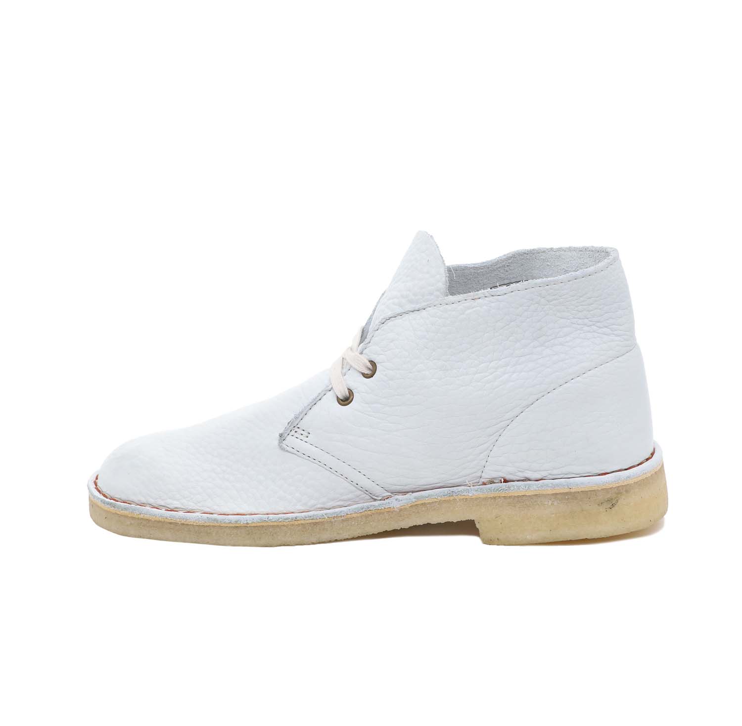 Clarks Desert Boot Pelle Bianca